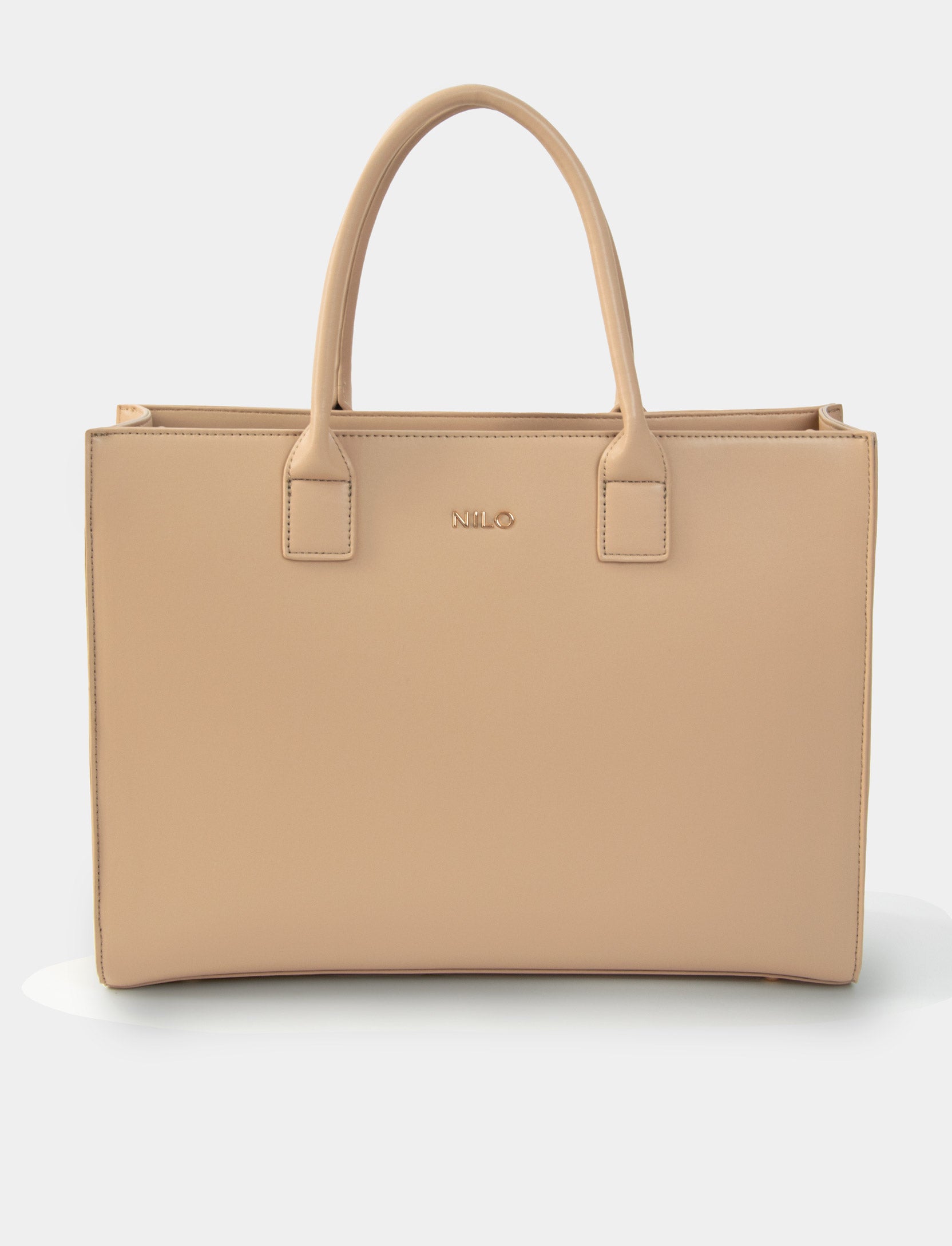 Emilia Beige Tote Bag