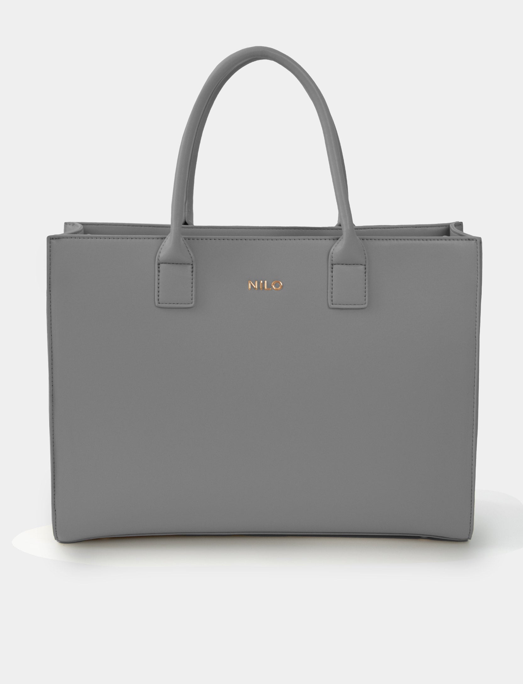 Emilia Grey Tote Bag Handtasche NILO