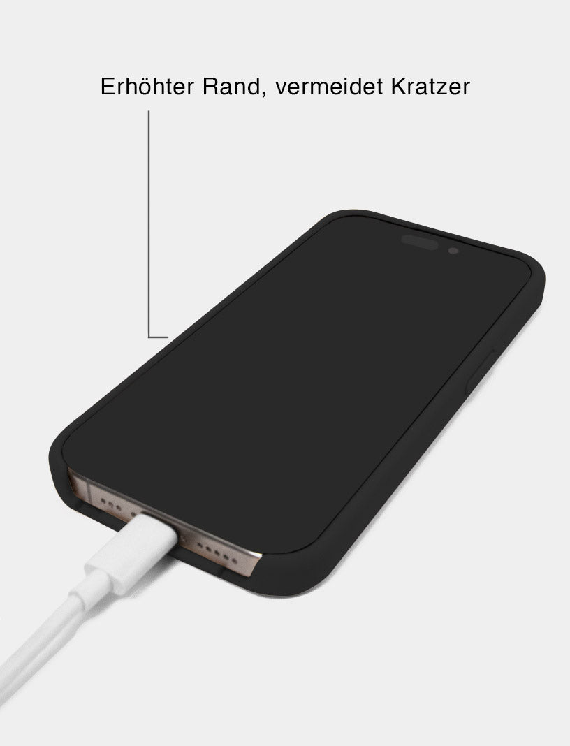 Black Case - Schützt auch das Display