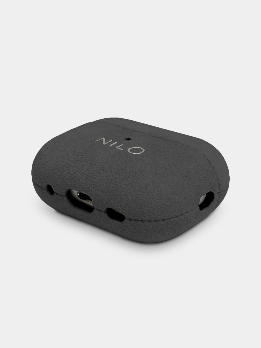Alcantara Wildleder-Hülle Für AirPods Pro 2 – Handgefertigt, Stoßfest, Wasserabweisend, Orange