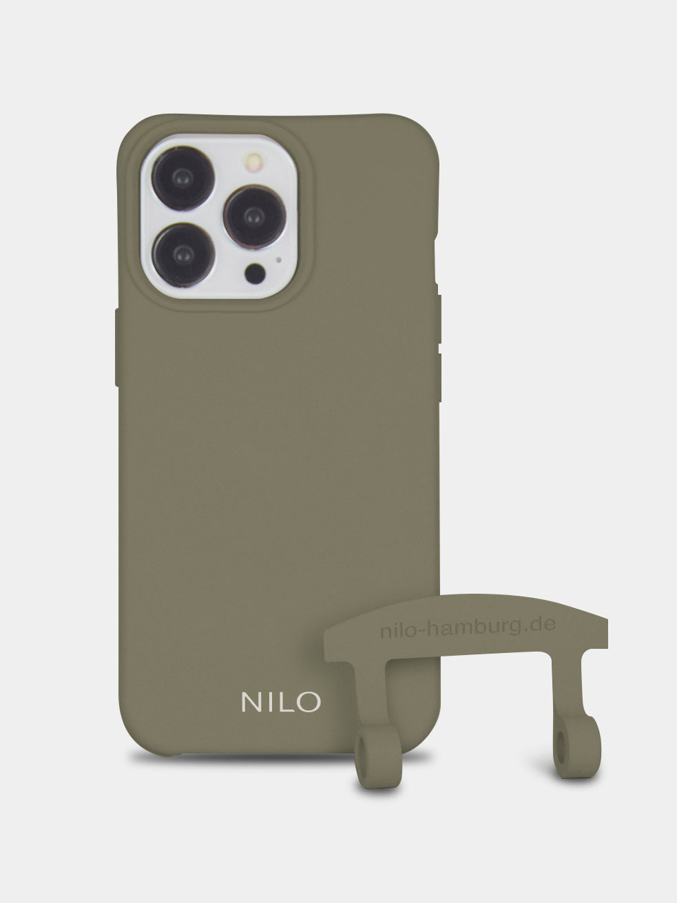 Premium Set - Olive (1 Hülle + 3 Handyketten)