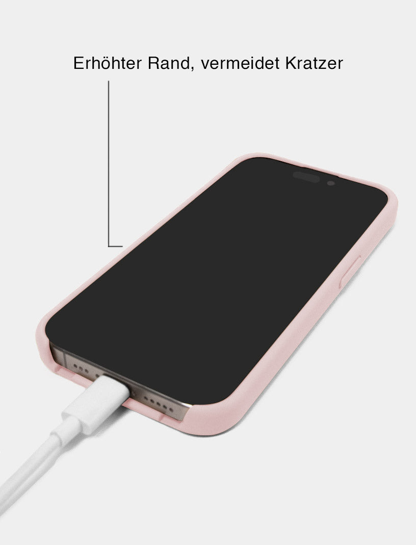 Rosa Case - erhöhter Rand