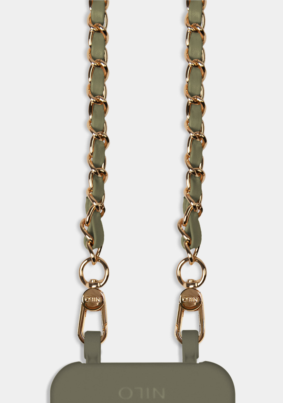 Premium Set - Olive (1 Hülle + 3 Handyketten)
