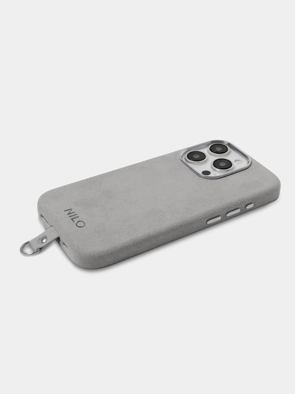 Light Grey Alcantara (Silber) - MagSafe Handyhülle
