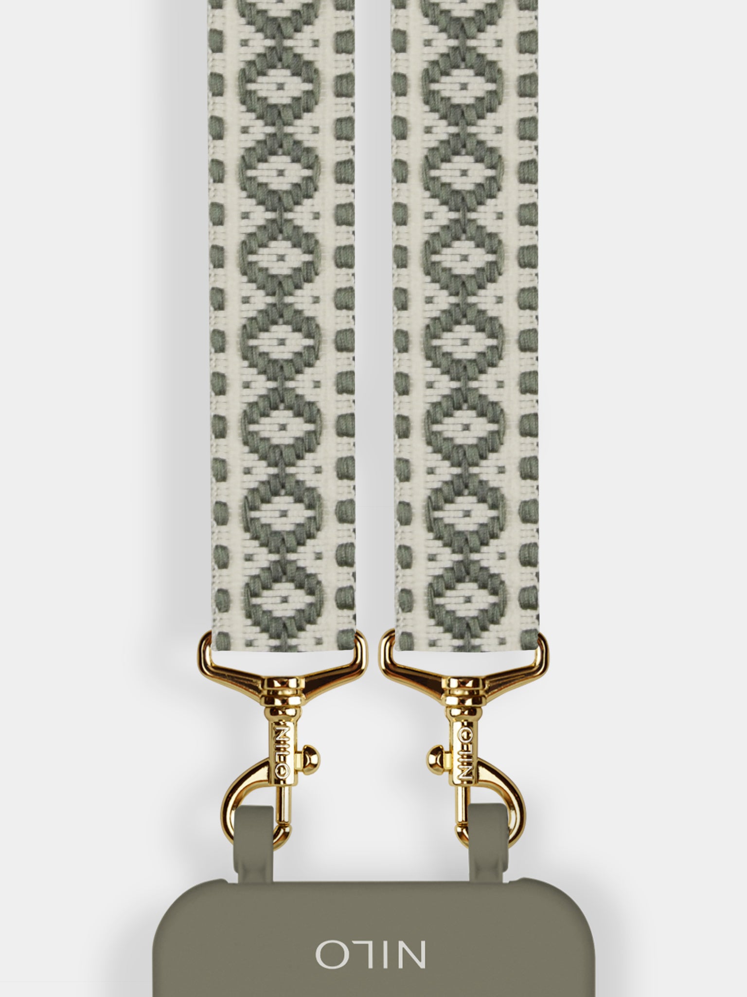 Premium Set - Olive (1 Hülle + 3 Handyketten)