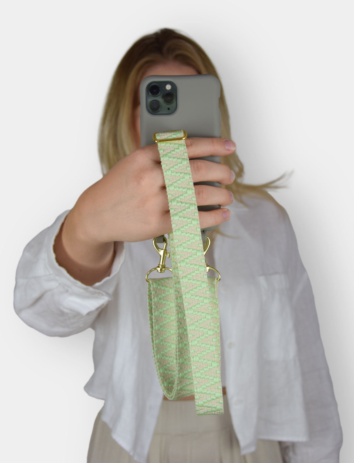 Lime Pansy Handyband