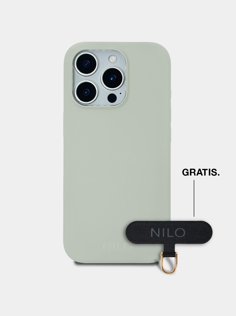 Aquamarine Silicone - MagSafe Handyhülle IPhone 16 Pro (Gold)