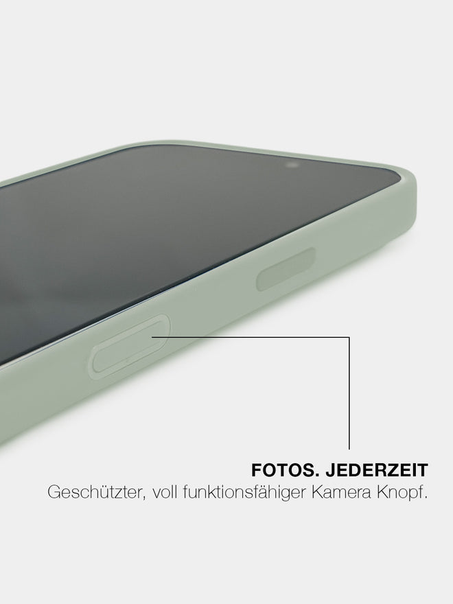 Aquamarine Silicone - MagSafe Handyhülle IPhone 16 Pro (Silber)