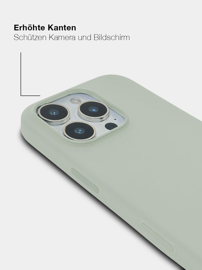 Aquamarine Silicone - MagSafe Handyhülle IPhone 16 Pro Max (Silber)