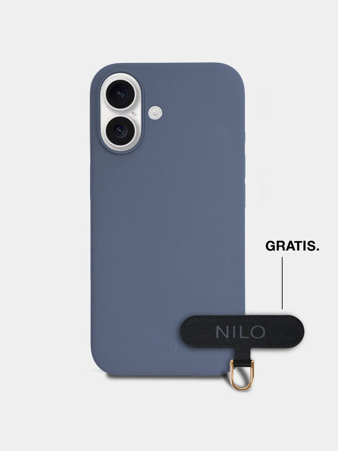 Ash Blue Silicone - MagSafe Handyhülle IPhone 17 (Gold)