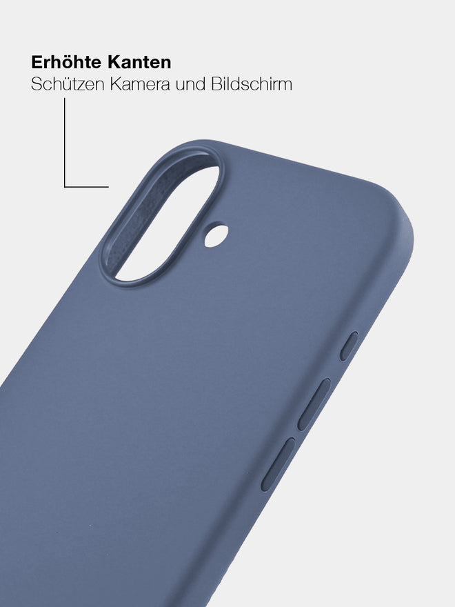 Ash Blue Silicone - MagSafe Handyhülle IPhone 17 (Gold)