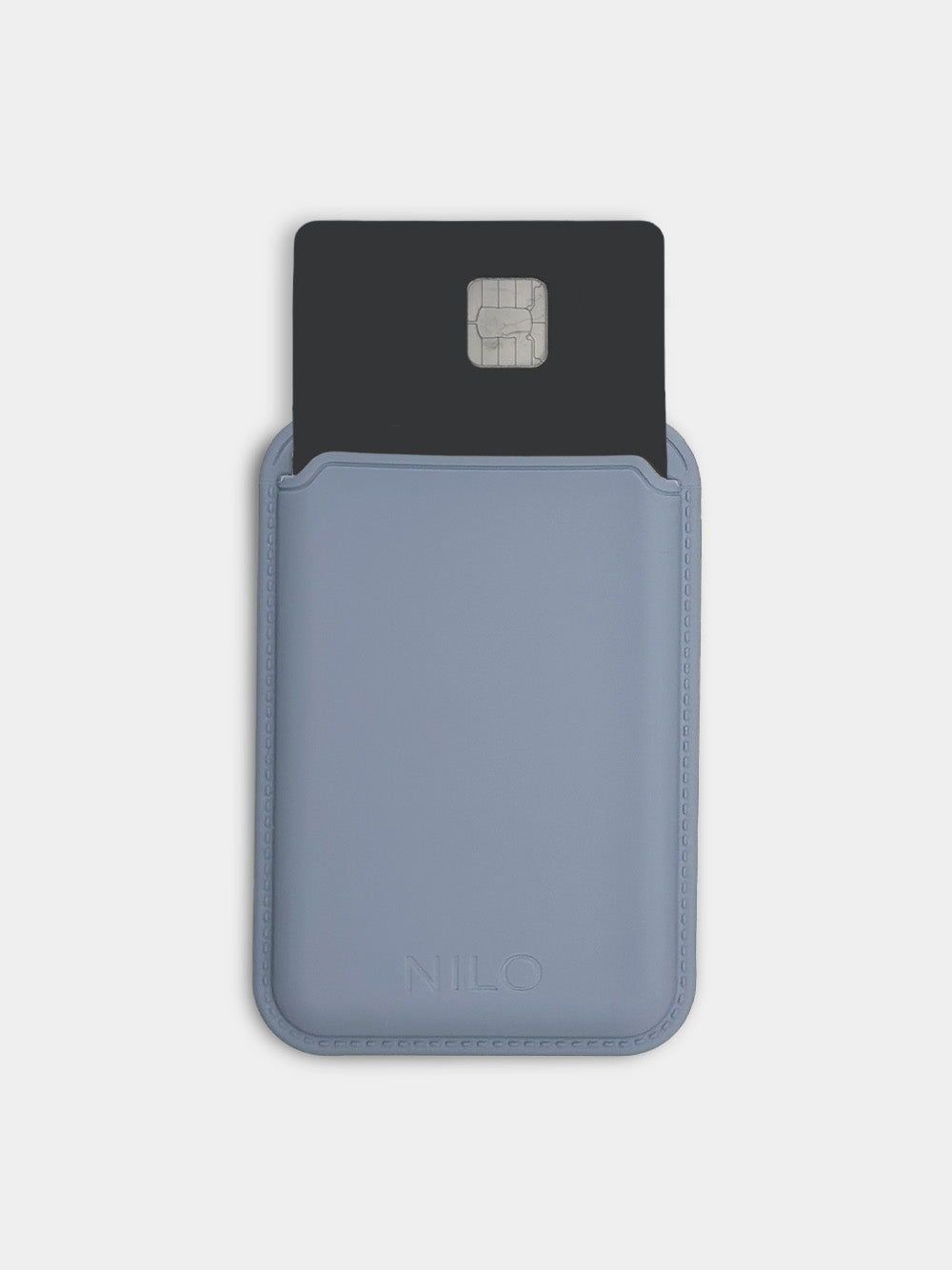 Ash Blue MagSafe Wallet - Silicone Kartenhalter