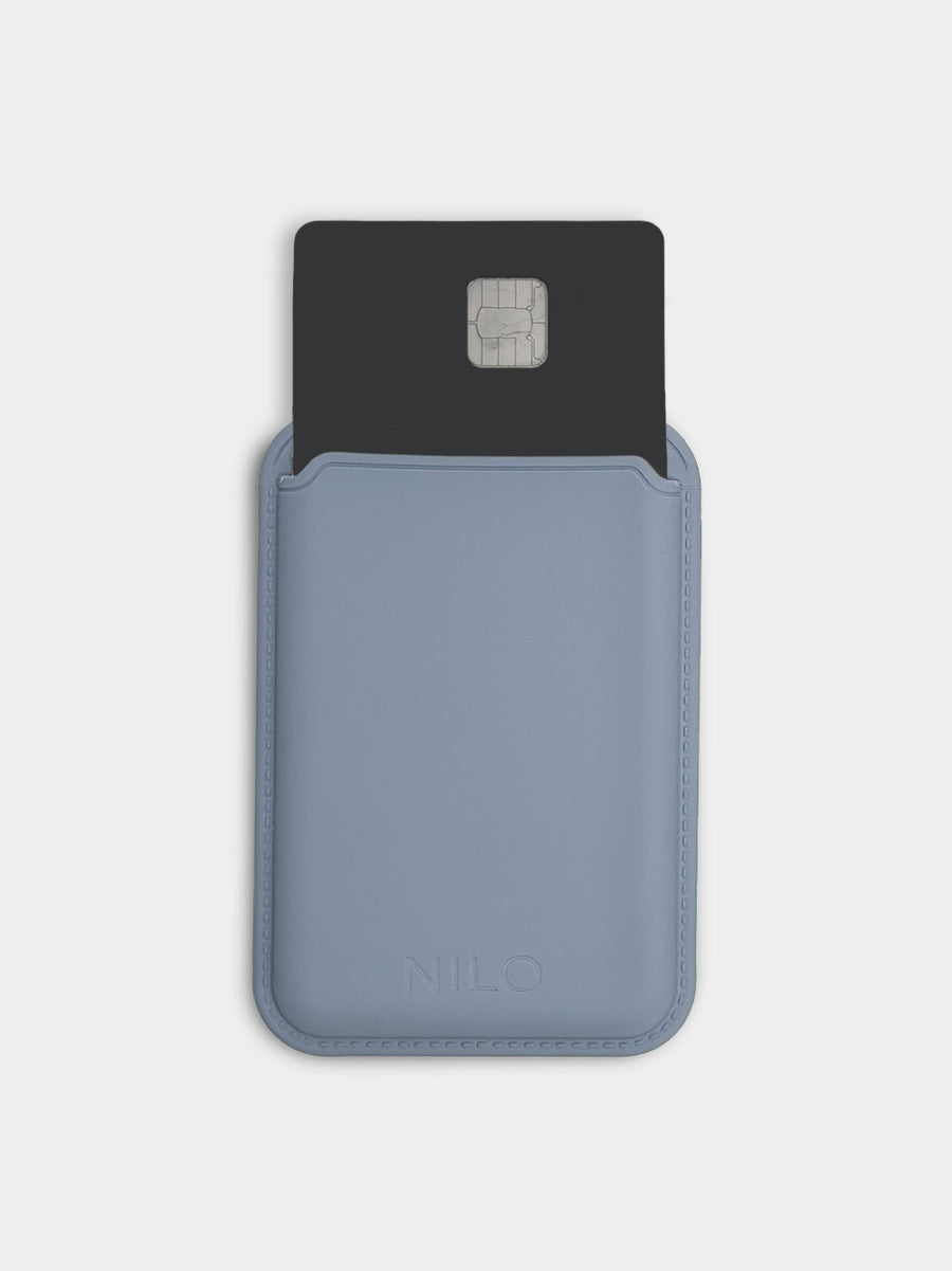 Ash Blue MagSafe Wallet - Silicone Kartenhalter