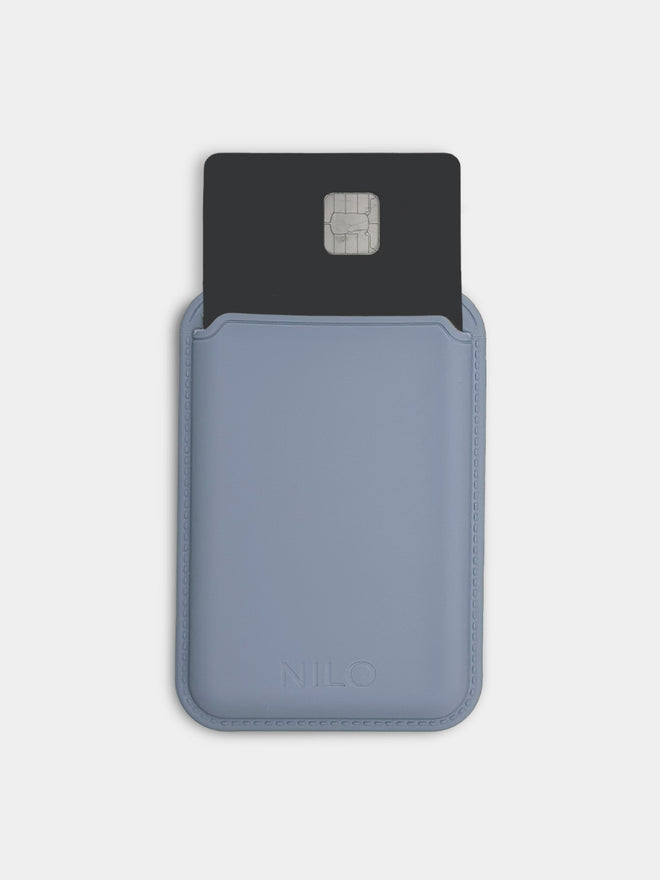 Ash Blue MagSafe Wallet - Silicone Kartenhalter