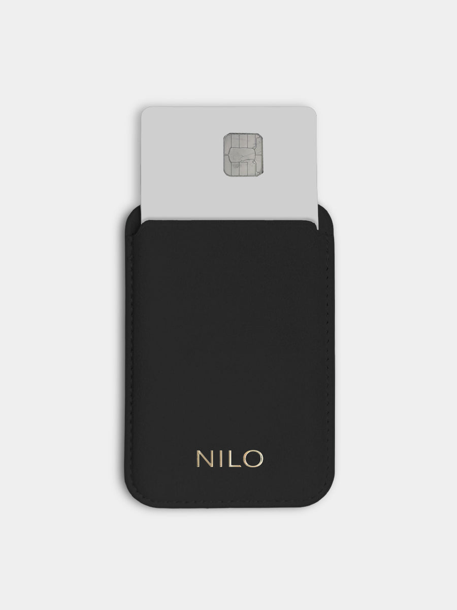 Black MagSafe Wallet - Alcantara Kartenhalter