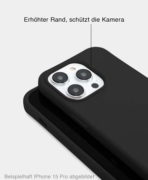 Black Case - Schützt auch die Kamera