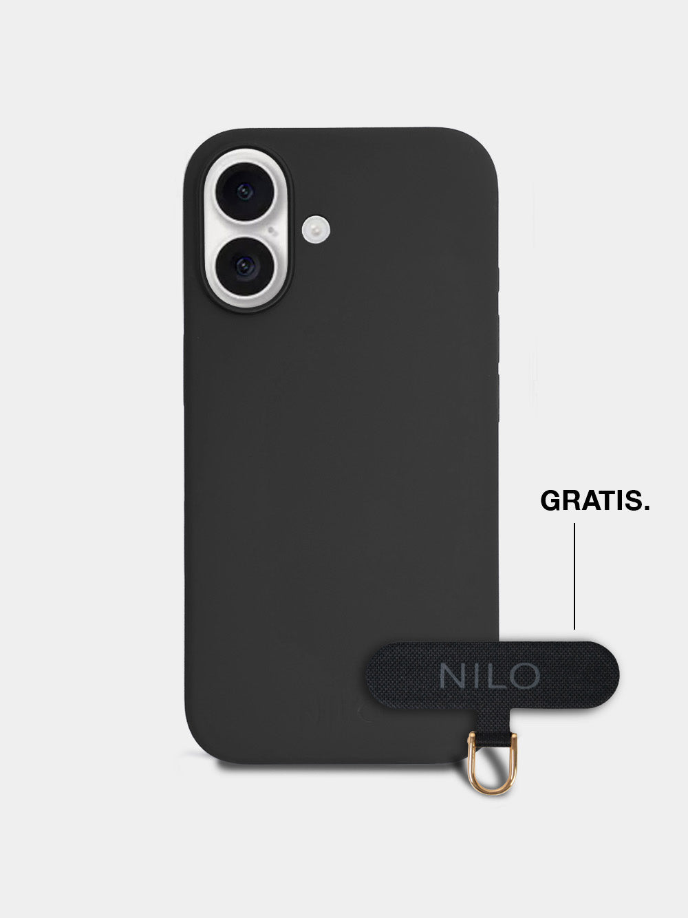 Black Silicone - MagSafe Handyhülle IPhone 17 (Gold)