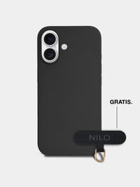 Black Silicone - MagSafe Handyhülle IPhone 16 Plus (Gold)