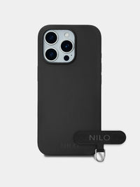 Black Silicone - MagSafe Handyhülle IPhone 16 Pro Max (Silber)