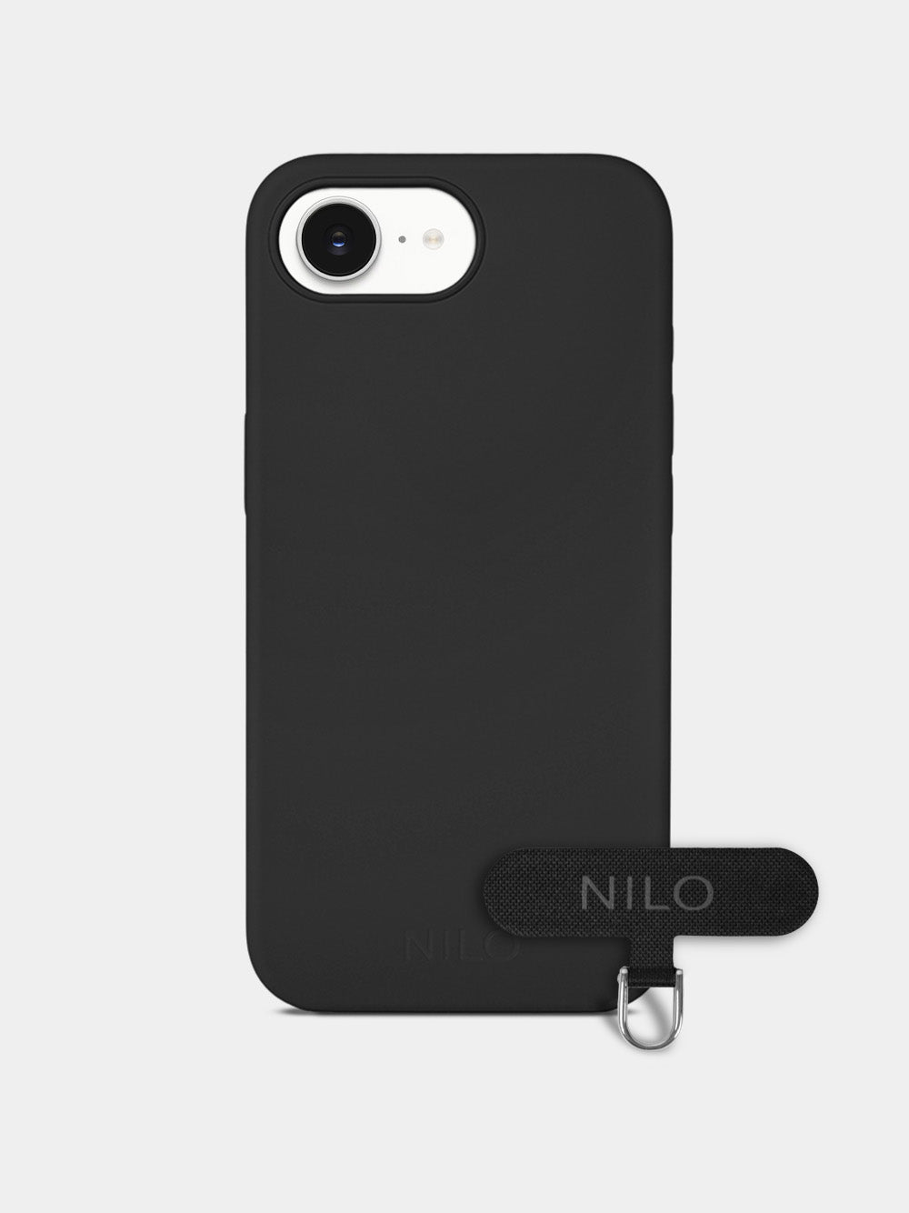 Black Silicone - MagSafe Handyhülle IPhone 16e (Silber)