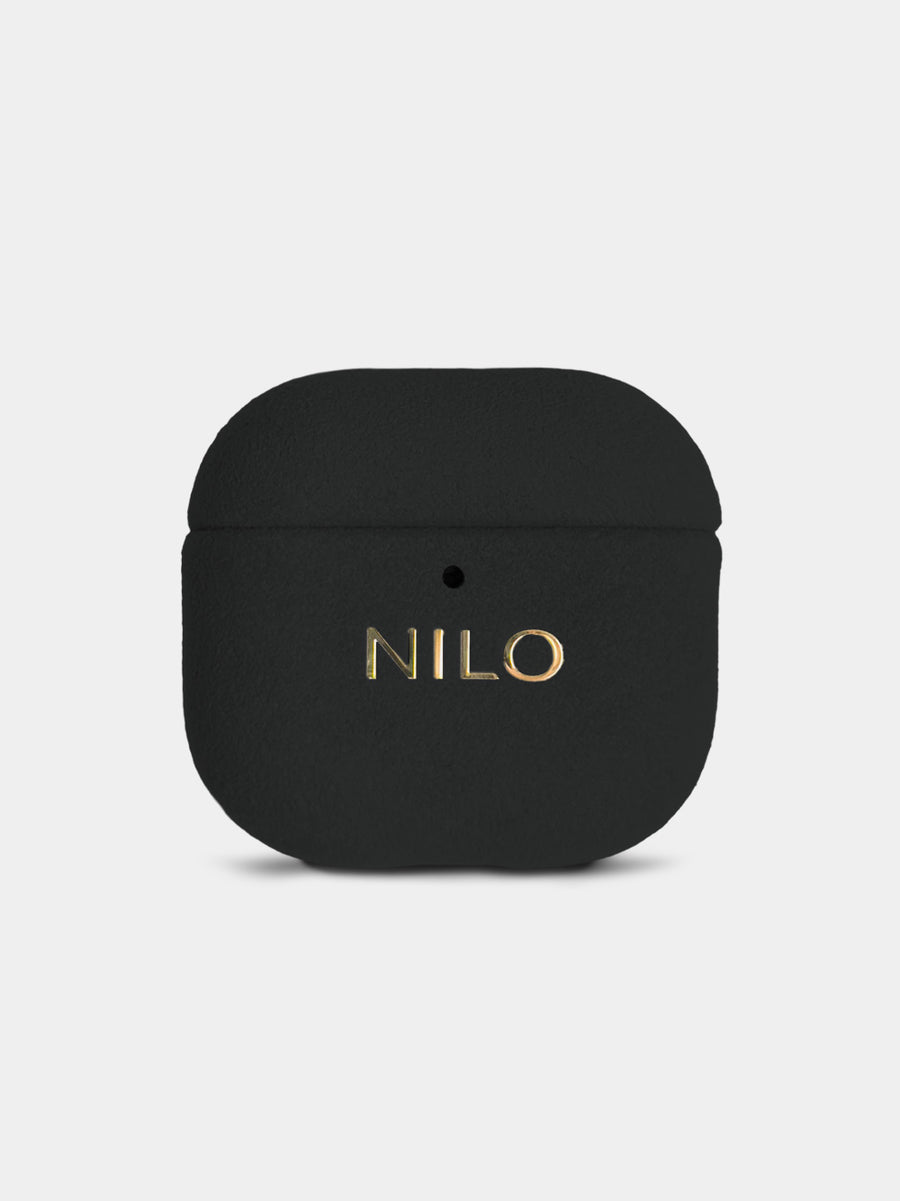 Black AirPods 4 Case - Alcantara Hülle (2. Generation)