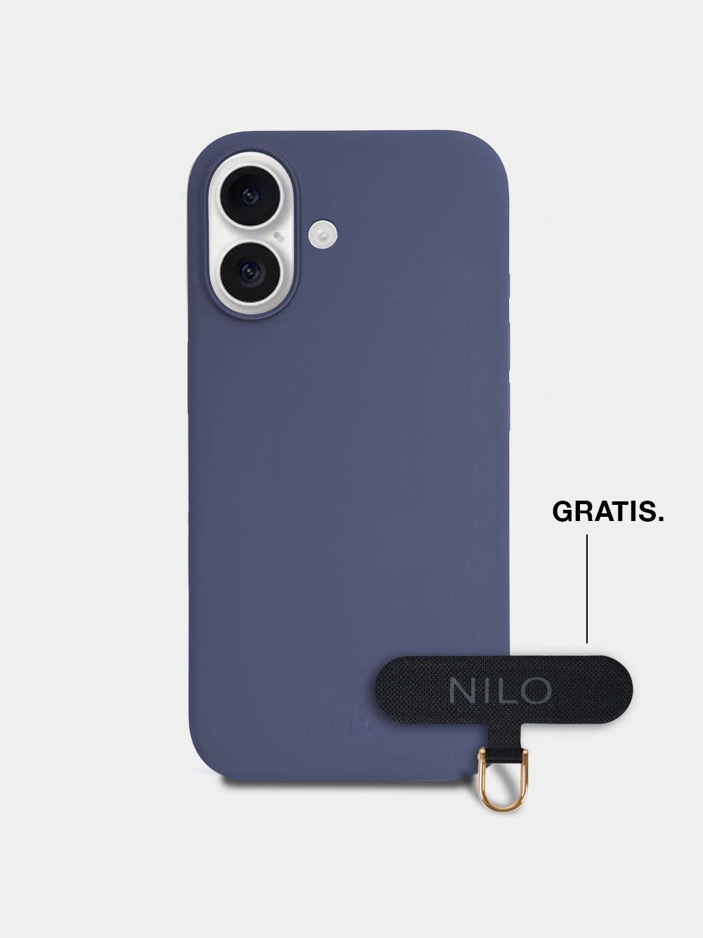 Denim Silicone - MagSafe Handyhülle IPhone 16 (Gold)