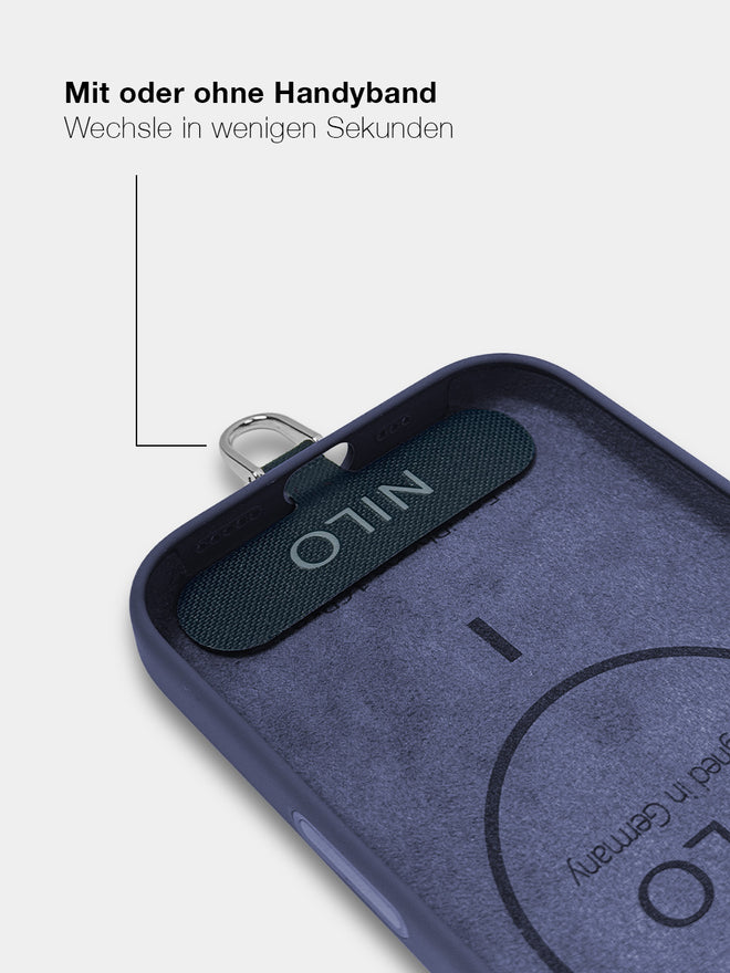 Denim Silicone - MagSafe Handyhülle IPhone 16 Pro (Gold)