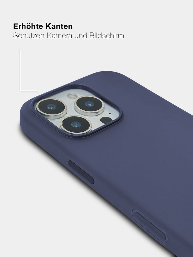 Denim Silicone - MagSafe Handyhülle IPhone 16 Pro Max (Gold)