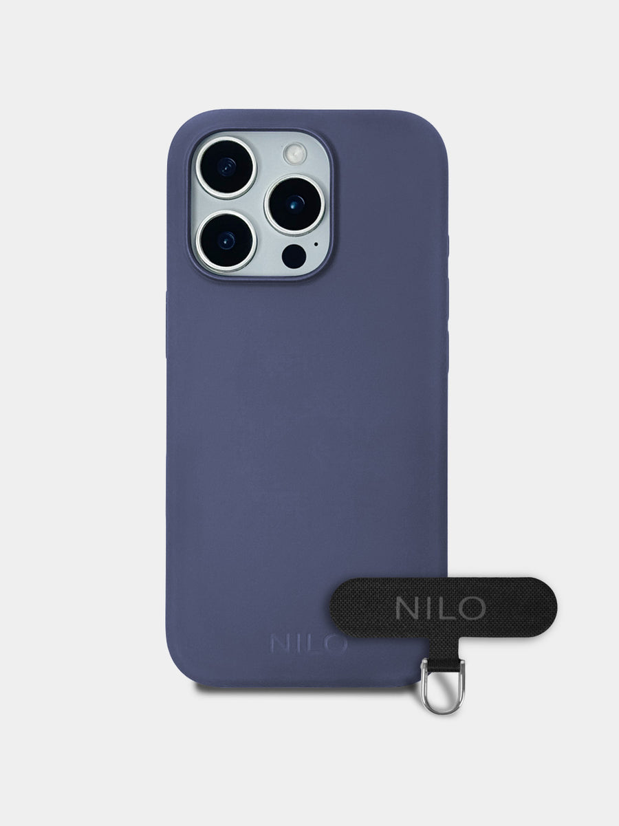 Denim Silicone - MagSafe Handyhülle IPhone 16 Pro (Silber)