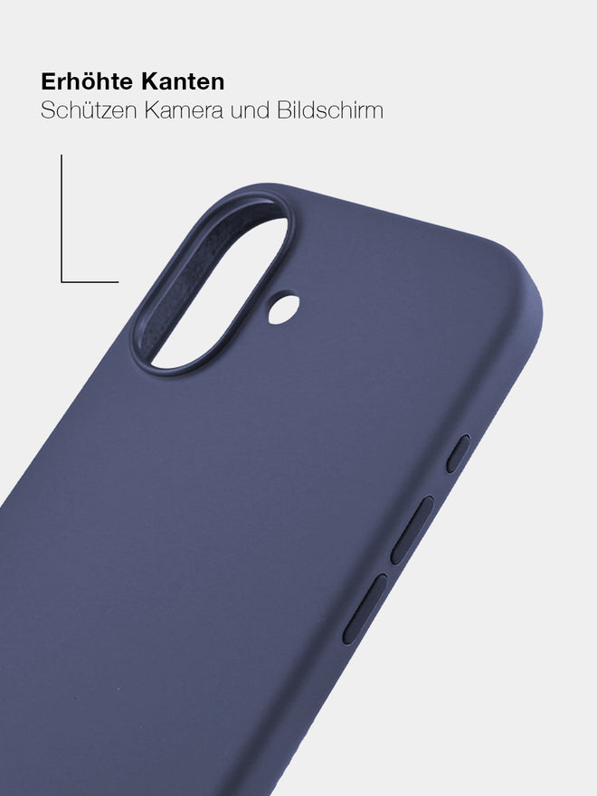 Denim Silicone - MagSafe Handyhülle IPhone 16 (Silber)