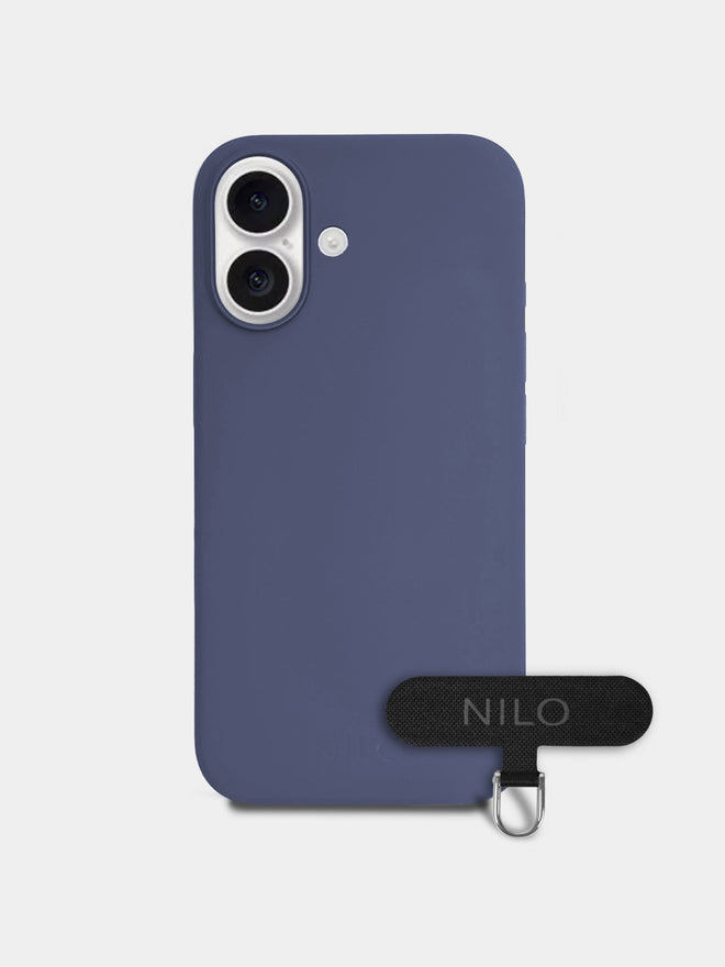 Denim Silicone - MagSafe Handyhülle IPhone 16 (Silber)