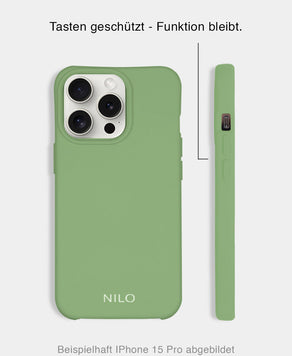 Grüne Handyhülle - Seitenansicht