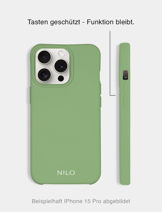 Grüne Handyhülle - Seitenansicht