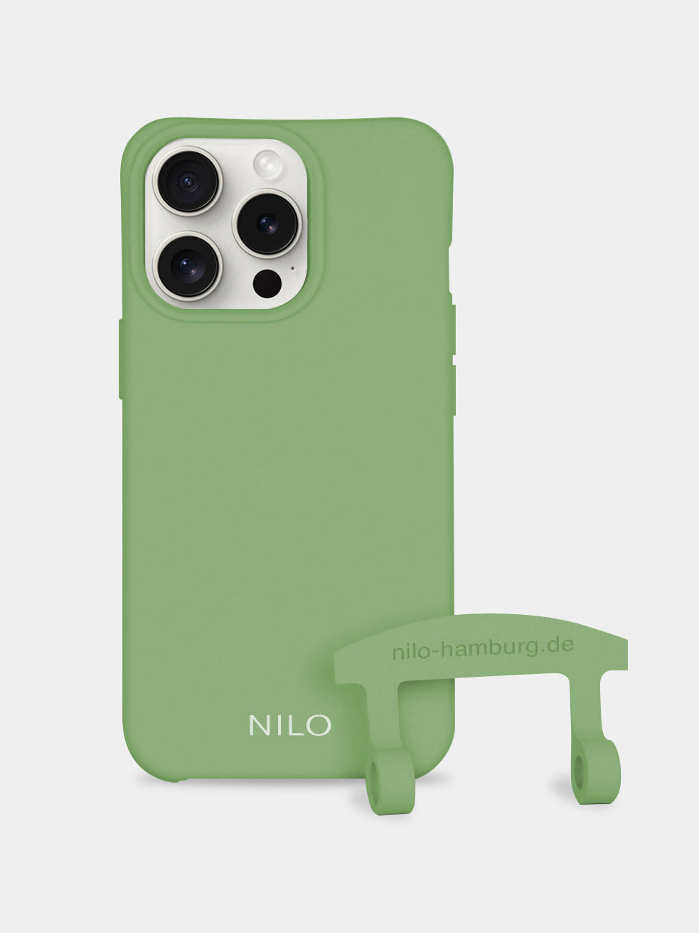 Grüne Handyhülle - 2 in 1 Case zum umhängen