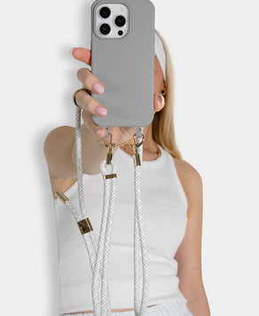 Handyhülle zum umhängen grau