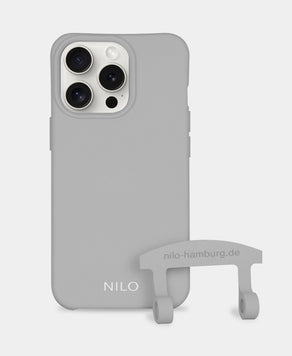 Graue MagSafe Handyhülle - 2 in 1 Case zum umhängen