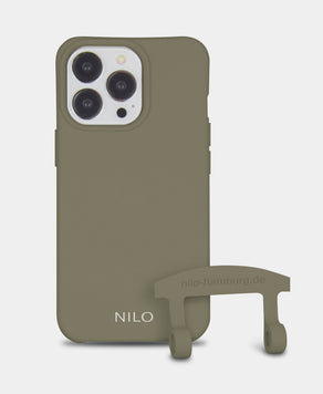 Premium Set - Olive (1 Hülle + 3 Handyketten)