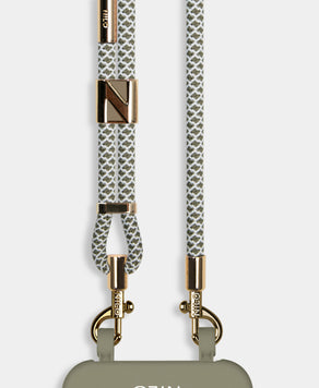 Premium Set - Olive (1 Hülle + 3 Handyketten)