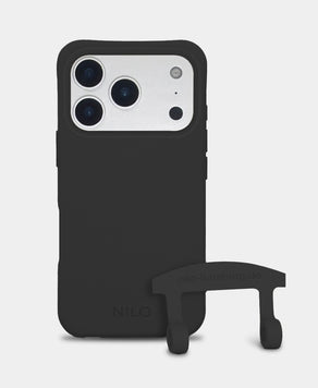 Black Handyhülle IPhone 17 Pro - 2 in 1 Case Handyhülle zum Umhängen