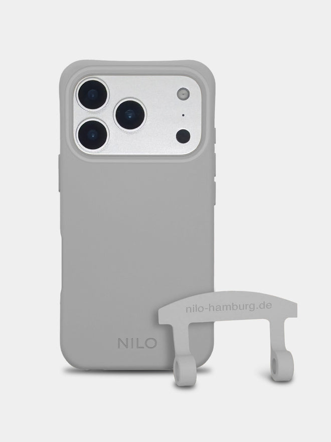 Grey MagSafe Handyhülle IPhone 17 Pro- 2 in 1 Case Handyhülle zum Umhängen