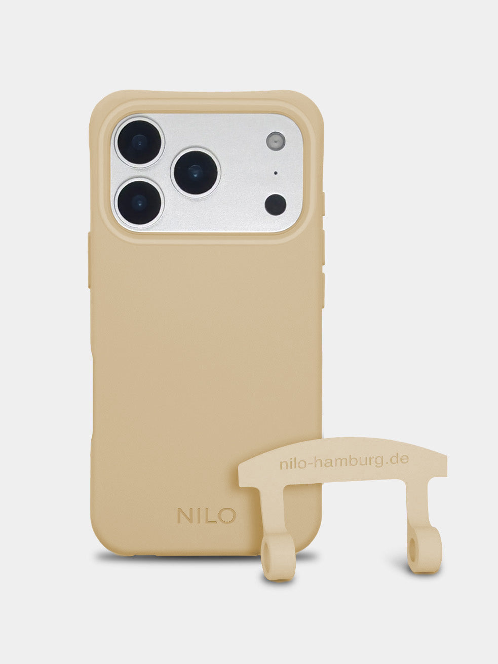 Nude Handyhülle IPhone 17 Pro - 2 in 1 Case Handyhülle zum Umhängen