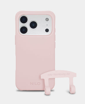 Rosa Handyhülle IPhone 17 Pro - 2 in 1 Case Handyhülle zum Umhängen