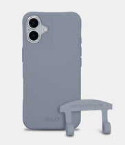 Ashe Blue Handyhülle IPhone 17 - 2 in 1 Case Handyhülle zum Umhängen