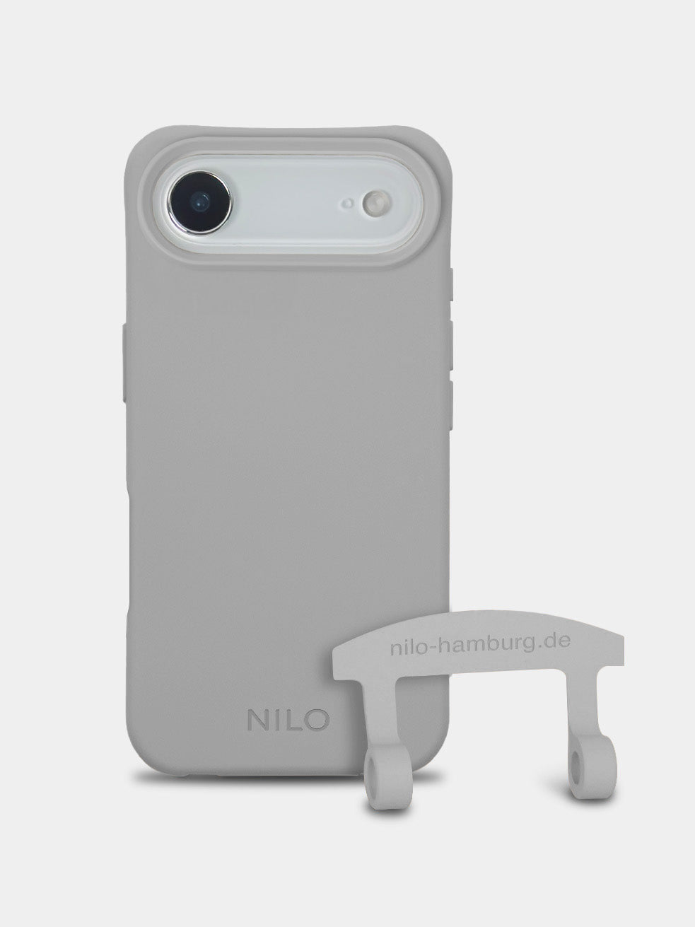 Grey MagSafe Handyhülle IPhone 17 Air - 2 in 1 Case Handyhülle zum Umhängen