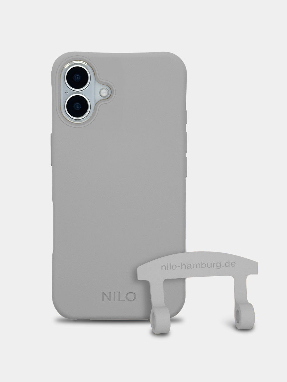 Grey Handyhülle IPhone 17 - 2 in 1 Case Handyhülle zum Umhängen