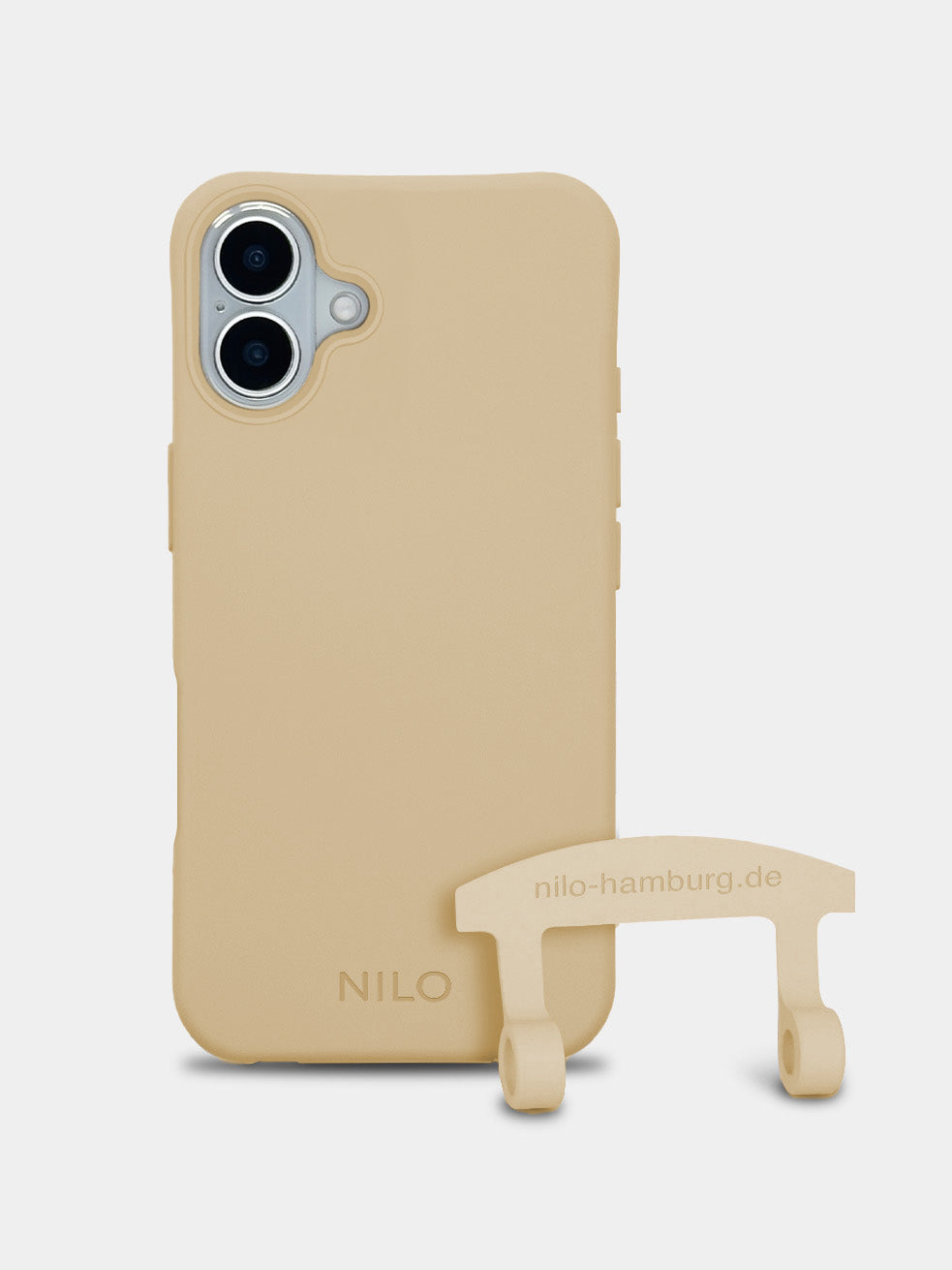 Nude Handyhülle IPhone 17 - 2 in 1 Case Handyhülle zum Umhängen