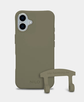 Olive Handyhülle IPhone 17 - 2 in 1 Case Handyhülle zum Umhängen