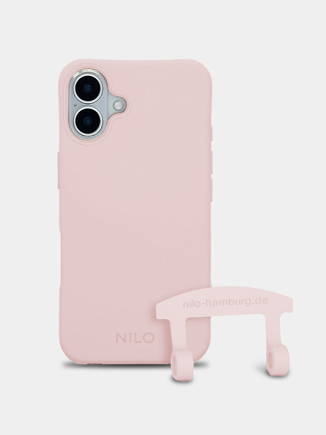 Rosa Handyhülle IPhone 17 - 2 in 1 Case Handyhülle zum Umhängen