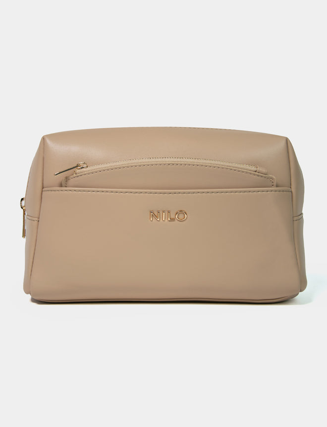 Kulturtasche Damen Beige