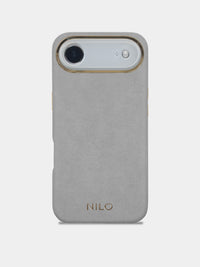 Light Grey Alcantara (Gold) - MagSafe Handyhülle IPhone 17 Air